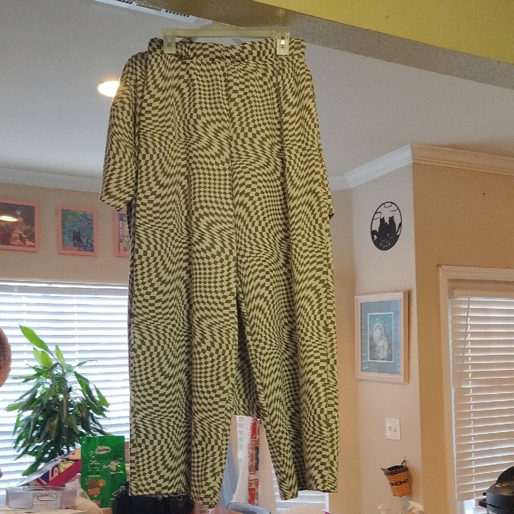 Dressed in LALA Optical Illusion Jumpsuit - Picture 5 of 5